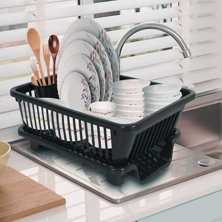 Dish Drainer Kitchen Rack (Plastic)